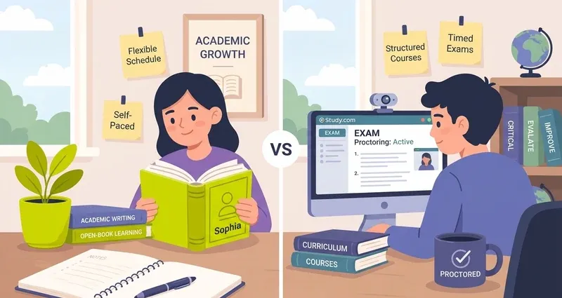 Study.com vs Sophia Learning comparison featured image
